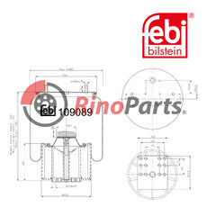 05.429.43.51.0 Air Spring with plastic piston