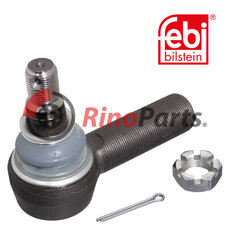3092472 Tie Rod / Drag Link End with castle nut and cotter pin
