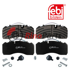 500055019 BRAKE PAD SET WITH ADDITIONAL PARTS