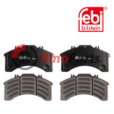 1906170 BRAKE PAD SET WITH ADDITIONAL PARTS