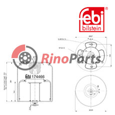 21961478 Air Spring with steel piston