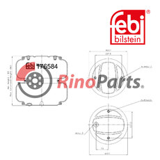 2 776 010 Air Spring for lifting axle