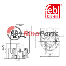 2037 231 Air Spring with plastic piston