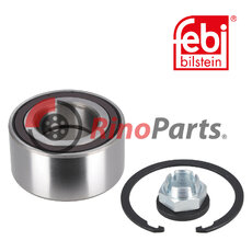 40 21 081 42R Wheel Bearing Kit with ABS sensor ring, axle nut and locking ring