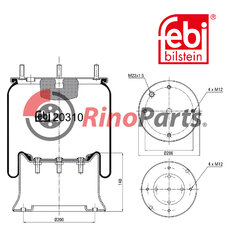 21215632 Air Spring with steel piston