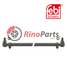 85124744 Tie Rod with castle nuts and cotter pins