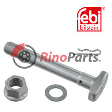 T-Bolt with wheel nut and cotter