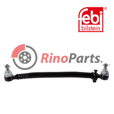 668 460 24 05 Drag Link with castle nuts and cotter pins, from steering gear to 1st front axle