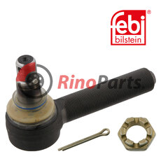 1902 997 Tie Rod End with castle nut and cotter pin