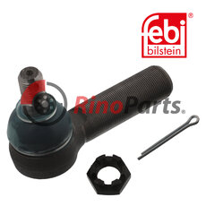 1401 942 Tie Rod / Drag Link End with castle nut and cotter pin