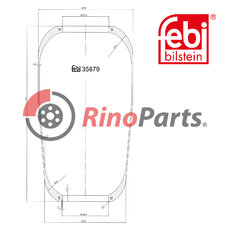 1612455 Air Spring without piston
