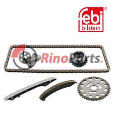 13 0C 118 63R Timing Chain Kit for camshaft, with guide rails and chain tensioner