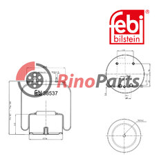 0388 167 Air Spring with steel piston