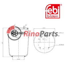 0513 982 Air Spring without piston