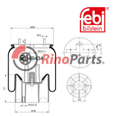 946 328 14 01 Air Spring with plastic piston