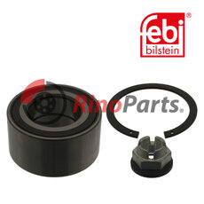 40 21 073 14R Wheel Bearing Kit with ABS sensor ring, axle nut and locking ring