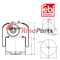 942 320 05 57 Air Spring with steel piston