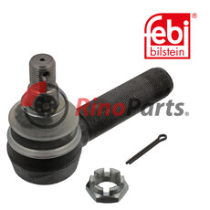 1342 026 Tie Rod End with castle nut and cotter pin