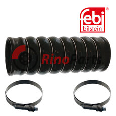 960 501 09 82 S1 Charger Intake Hose with hose clamps